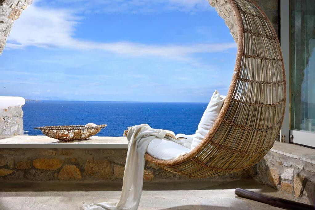 Mykonos Sea View Luxury Villa By Calypso Sunset Villas Mykonos Town Extérieur photo