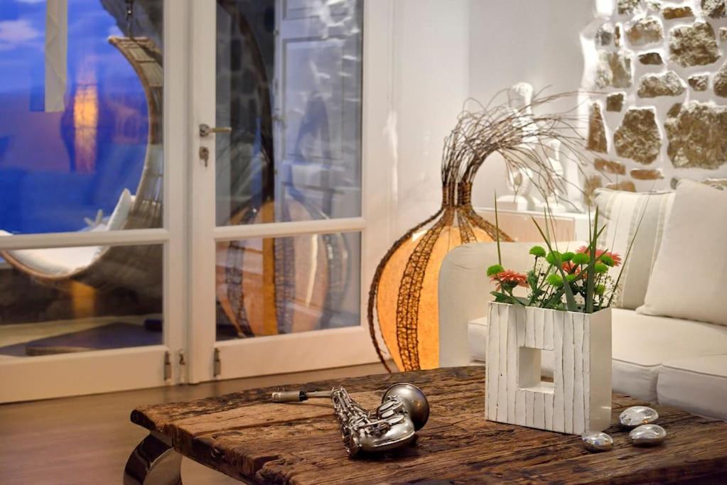 Mykonos Sea View Luxury Villa By Calypso Sunset Villas Mykonos Town Extérieur photo