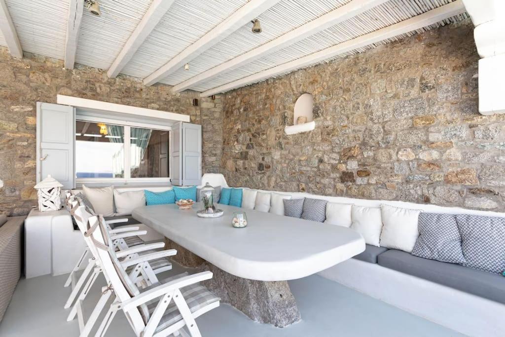 Mykonos Sea View Luxury Villa By Calypso Sunset Villas Mykonos Town Extérieur photo